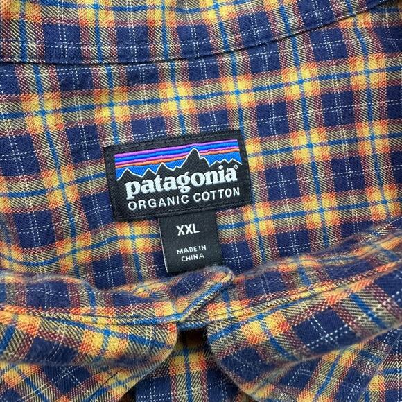 Patagonia Organic Cotton Plaid Button Frint Shirt - Picture 5 of 7